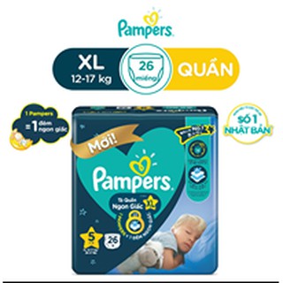 Tã Quần Pampers Ngon Giấc L30/ XL26/ XXL22