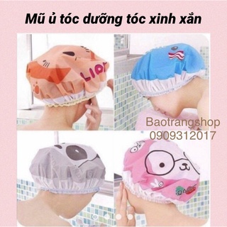 [Siêu rẻ] Mũ ủ tóc dưỡng tóc họa tiết dễ thương