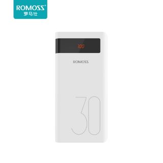 Pin sạc dự phòng Romoss Sense 8P+ 30000mAh Sạc nhanh QC3.0 và Sạc nhanh 2 chiều TypeC (Trắng) [CHÍNH HÃNG]