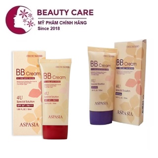 Kem Nền BB Aspasia 4U Special Solution 50ml - Tông Màu Tự Nhiên
