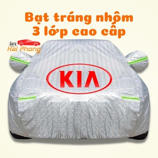 Bạt Phủ Xe Ô Tô Kia Morning, Soluto, Cerato, Seltos, K3, Rondo, Optima, Sorento, Sedona, Chất Liệu Bạt Tráng Nhôm 3 lớp