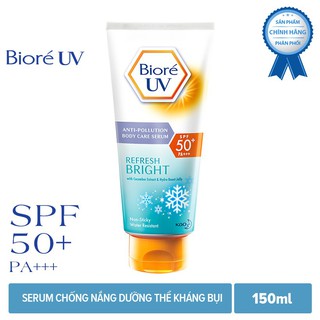 Serum Chống Nắng Biore UV Body Refresh Bright SPF50 150ml
