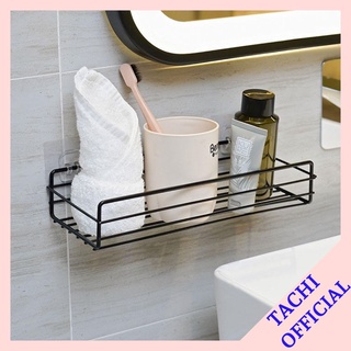 Kệ đa năng treo tường nhà bếp nhà tắm dán tường không cần khoan đục chắc chắn bằng thép không rỉ dụng cụ nhà bếp Tachi