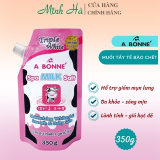 Muối tắm sữa bò tẩy tế bào chết A Bonne Spa Milk Salt 350g Thái Lan