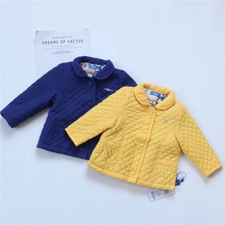 Áo khoác bé gái Mes amis 1-5 tuổi  Áo khoác trần bông trám cotton cao cấp xuất dư 1121