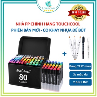 Bút màu Marker Touch Cool họa cụ tô màu dạ vẽ tranh anime Bộ 30/60/80 Lalunavn-B66