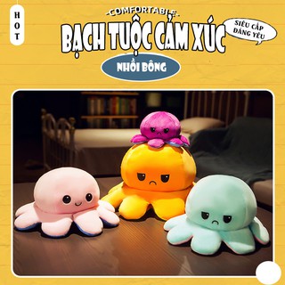 Bạch Tuộc Cảm Xúc, Gấu Bông Bạch Tuộc 2 Mặt Thể Hiện Cảm Xúc Đáng Yêu LEON OFFICIAL