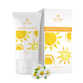 Kem chống nắng chiết xuất nhân sâm Hàn Quốc SPF 50+ PA+++ Truesky Effective Sunscreen 30ml