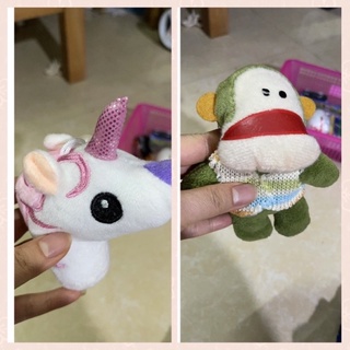 THANH LÝ THÚ NHỒI BÔNG 12CM CÓ MÓC TREO