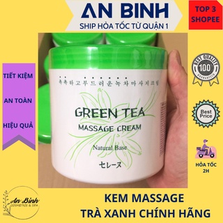 (Q1-HCM) Kem Massage Trà Xanh - Green Tea Massage Cream - An Bình Cam Kết Chính Hãng