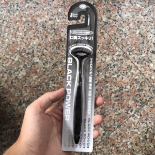 Dụng Cụ Cạo Lưỡi Black Power Nhật Than Tre ion