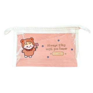 [HB GIFT] Túi Đựng Mỹ Phẩm Trong Suốt Dễ Thương