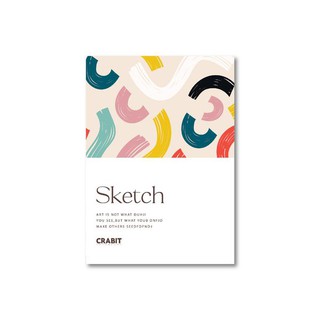 Sổ tay Crabit Sketchbook - Rainbow (Cầu vồng)