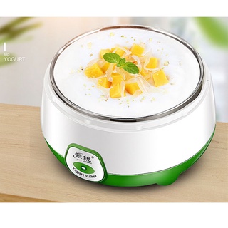Máy làm sữa chua mini lồng inox Yogurt Maker 1L Tặng 3 Hũ Thủy Tinh