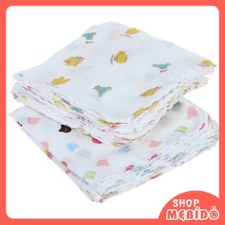 Khăn Xô Sữa Họa Tiết Xuất Nhật SiêuThấm Set 10 Chiếc An Toàn Cho Bé Và Mẹ