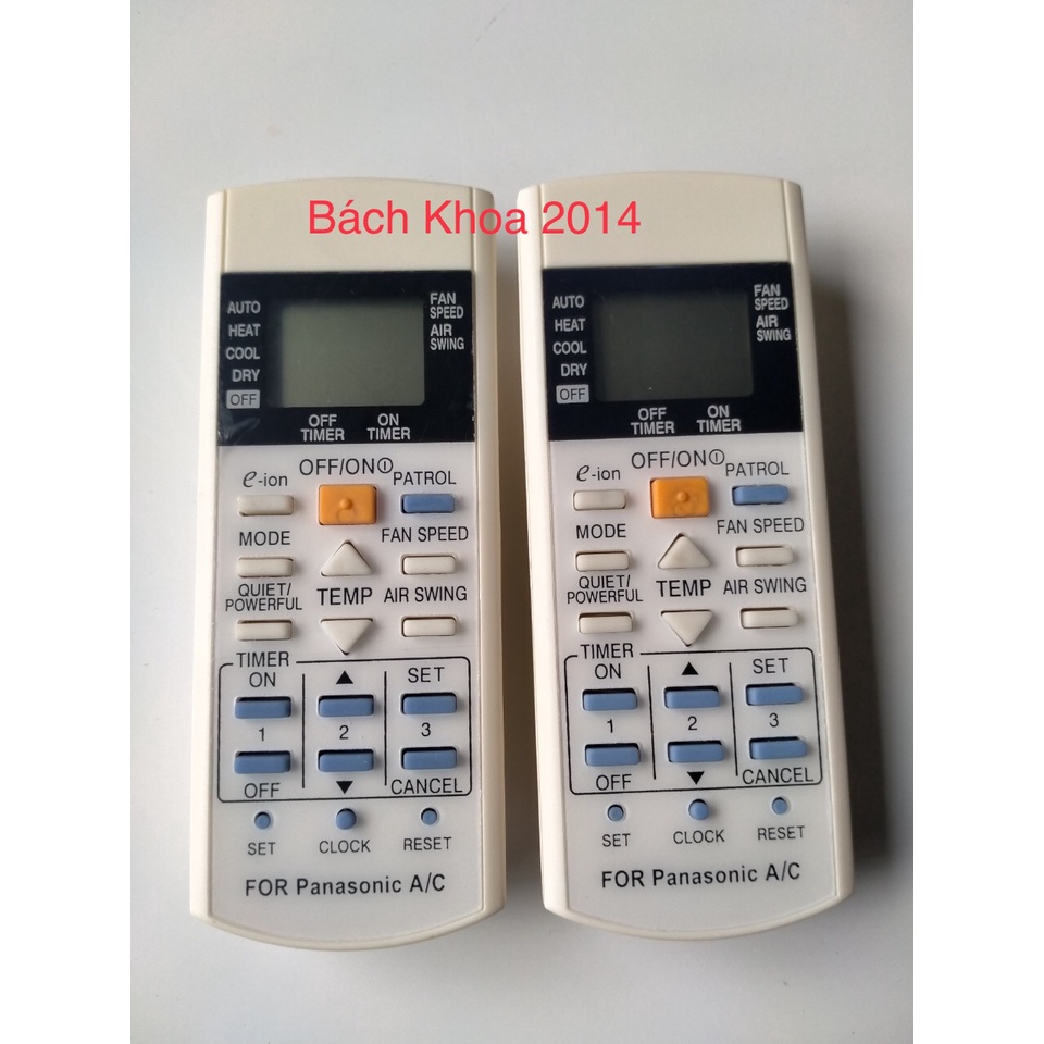 Điều khiển điều hoà panasonic 2 chiều [SIÊU RẺ] E ION