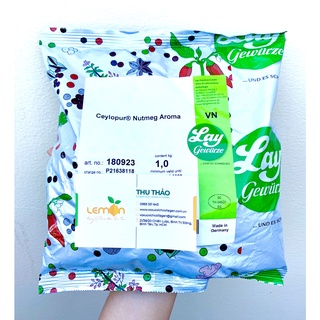 [100g-500g] Bột chiết xuất nhục đậu khấu CEYLOPUR® NUTMEG AROMA hàng Đức tạo mùi vị đặc trưng cho xúc xích, thịt nướng