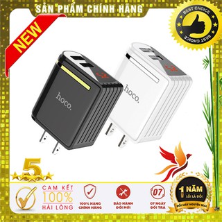 CÓC SẠC 2USB 2.4A HOCO C39 MÀN HÌNH LED