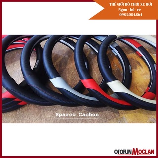 [ Hàng mới về - RẺ VÔ ĐỊCH] Bọc Vô Lăng Ô tô SPARCO CACBON chính hãng size 38, đủ các màu