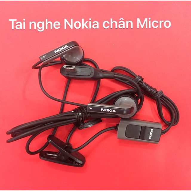 Tai nghe Nokia chân Micro