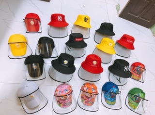 Nón phòng dịch cho bé 1-10t