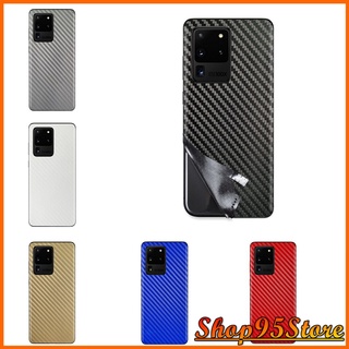 Dán Skin Vân Carbon Samsung Note 8 9 S8 S9+ S10 plus note 10 pro note 20 ultra s20 s21 s21 plus S21 ultra S7 edge ...