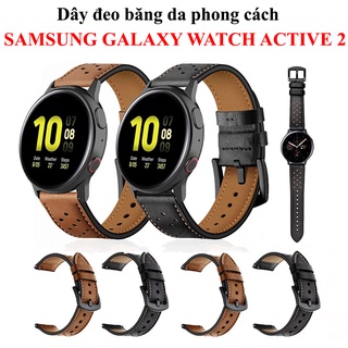 [Galaxy Watch Active 2] Dây d a phong cách đồng hồ Samsung Galaxy Watch Active 2