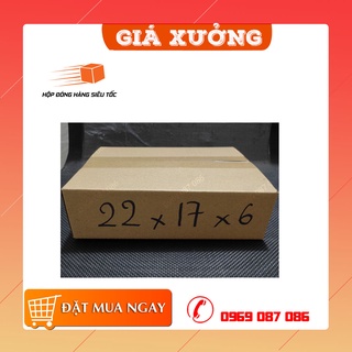 22x17x6 1 Hộp carton đóng hàng