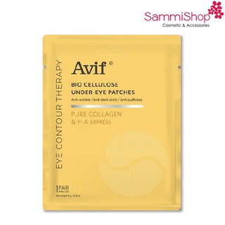 Mặt nạ dưỡng da vùng mắt Avif Bio Cellulose Under-Eye Patches