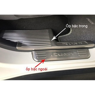 ốp bậc trong, bậc ngoài toyota rush