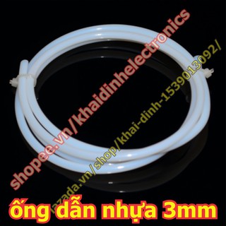 ống dẫn nhựa TEFLON cho máy in 3D 4*6mm cho sợi nhựa 3mm (1 mét) kde5168