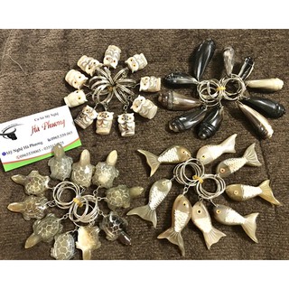 Móc khoá sừng hình con rùa