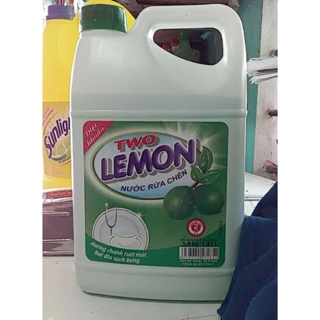 Nước rửa chén Two lemon 1.5kg