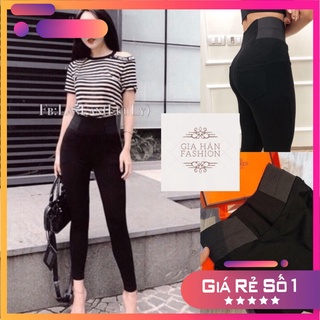 Mã 255 QUẦN LEGGING CẠP CAO SIÊU TÔN DÁNG HM, Quần Legging Nữ Bigsize
