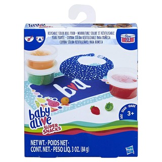 [Mã LIFEMKD3 giảm 100K đơn 499K] Baby aLive - Bộ 3 hũ thức ăn dành cho búp bê C2727