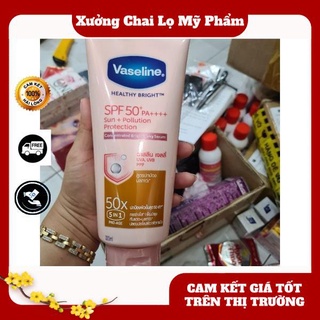 [Hàng chuẩn] Dưỡng Thể serum Vaseline 50X Thái Lan, nguyên liệu, công thức làm kem trộn trắng da body
