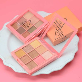 Bảng Phấn Mắt 9 ô VUÔNG NUDE Lameila Chính Hãng Nội Địa