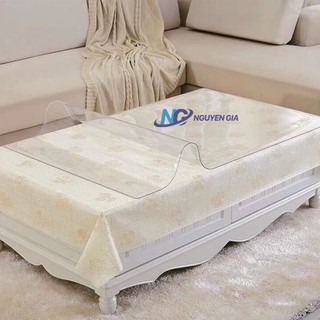 Khăn trải bàn (1.2m x 1m) trong suốt 1.5mm và 2mm