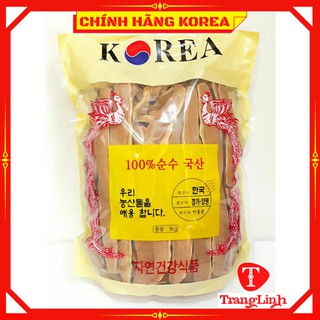 [Mã GROSALE2703 giảm 8% đơn 250K] Nấm linh chi thái lát hàn quốc - Nấm thái lát túi 1kg - tranglinhkorea