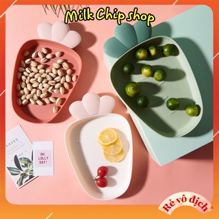 Khay ăn dặm cho bé hình cà rốt ngộ nghĩnh đáng yêu cho bé ăn ngon miệng BK001