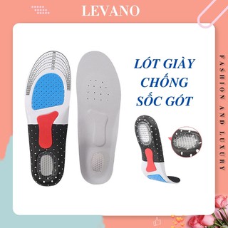 Lót giày nam nữ thể thao siêu nhẹ đàn hồi chống sốc gót LEVANO  khô thoáng nhanh hạn chế hôi thối chân L006