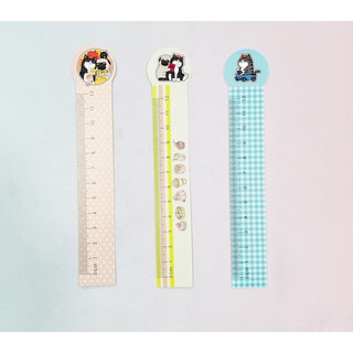 Thước kẻ dẻo hoàng đế mèo TPP8 thước kẻ 12 cm cute dễ thương hoạt hình thần tượng