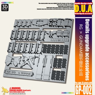 Phụ kiện mod ANUBIS - Chi tiết nhựa mô hình in 3D cho RG 1/144 NU GUNDAM
