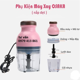 Lưỡi Dao Máy Xay Osaka Nắp Nâu Dẹt tặng kèm nút trắng -phukienmayxayhn1