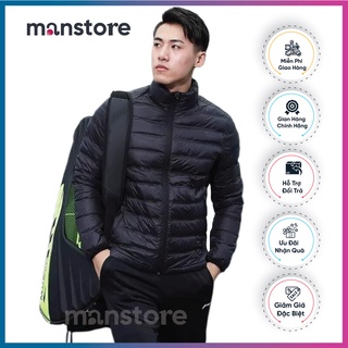 Áo phao nam đẹp kiểu dáng năng động, Áo khoác phao nam siêu nhẹ thể thao trẻ trung có mũ tháo rời MANSTORE