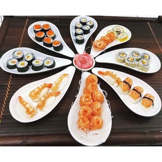 Set đĩa hoa 8 cánh