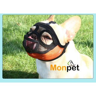 Rọ Mõm Vải Lưới Thoáng Khí Cho Chó Mõm Ngắn (Pug, Bull Anh, Bull Pháp)