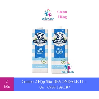 Combo 2 Hộp Sữa Tươi Nguyên Kem DEVONDALE 1L Nhập khẩu Úc