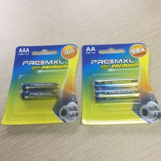 Vỉ (2viên) Ultra Premium 1,5V AA/AAA xịn-Pin PREMXL Chính Hãng