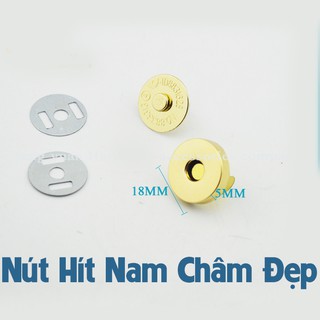 Nút Hít Nam Châm 18mm (Loại Đẹp)